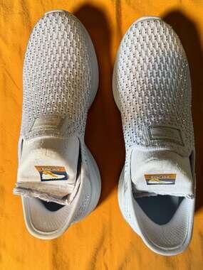 Skechers x Martha Stewart Slip-Ins: Ultra Flex 3.0 - Dazzling White/Silver